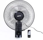 Geepas 16 Inch Wall Fan, Black, Gf9479N