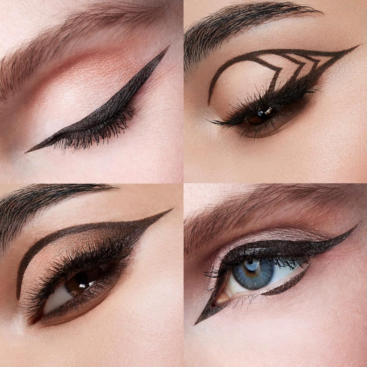 ⁦Stila Stay All Day Waterproof Liquid Eye Liner - Dark Brown for Women 0.016 oz Eyeliner, White⁩ - الصورة ⁦6⁩