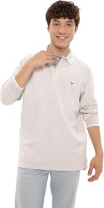 American Eagle Mens U-0176-3079-864 P-Intl L/S Polo Heather