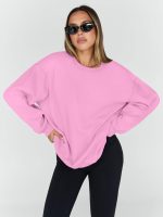 ⁦Trendy Queen Oversized Sweatshirts for Women Hoodies Crewneck Fall Winter Outfits Pullover Sweaters Clothes Fashion 2024⁩ - الصورة ⁦2⁩