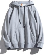 سويت شيرت للرجال من SvYii للربيع والخريف مطبوع بغطاء راس مخملي سميك بمقاس كبير (اللون: B، المقاس: XL كود)