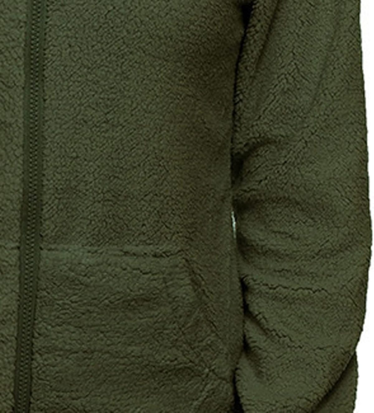⁦TOEE Women Sweatshirts Autumn Winter Warm Jacket Women Hooded Casual Female Hoodies Sweatershirt Zipper Coat Solid Soft Fleece Women Coat (Color : White, Size : XXXX-Large)⁩ - الصورة ⁦4⁩