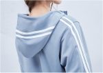 ⁦TOEE Women Sweatshirts Sports Running Jackets Womens Zipper Gym Yoga Hoodies Long Sleeve Breathable Fitness Workout Jogging Sportswear Tops (Color : Purple, Size : X-Large)⁩ - الصورة ⁦4⁩