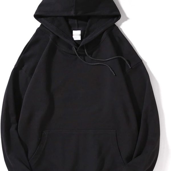 BoWang-Shop Women's Sweater Spring Autumn Women Hoodies Oversize Loose Pullovers Cotton Harajuku Streetwear Hooded Sweatshirts Quality Womens Clothing (Color : Black, Size : XX-Large)