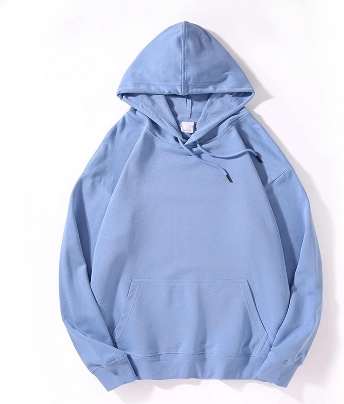 ⁦BoWang-Shop Women's Sweater Spring Autumn Women Hoodies Oversize Loose Pullovers Cotton Harajuku Streetwear Hooded Sweatshirts Quality Womens Clothing (Color : Light blue, Size : XXXX-Large)⁩ - الصورة ⁦1⁩