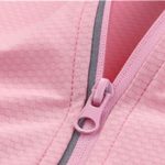 ⁦OBUMI Utility Jacket Women, Sun Protection Clothing Women Zip Up Hoodie Long Sleeve SWEATSHIRT Outdoor Clothes Fishing Running Hiking Jacket (Color : White, Size : 4XL)⁩ - الصورة ⁦4⁩