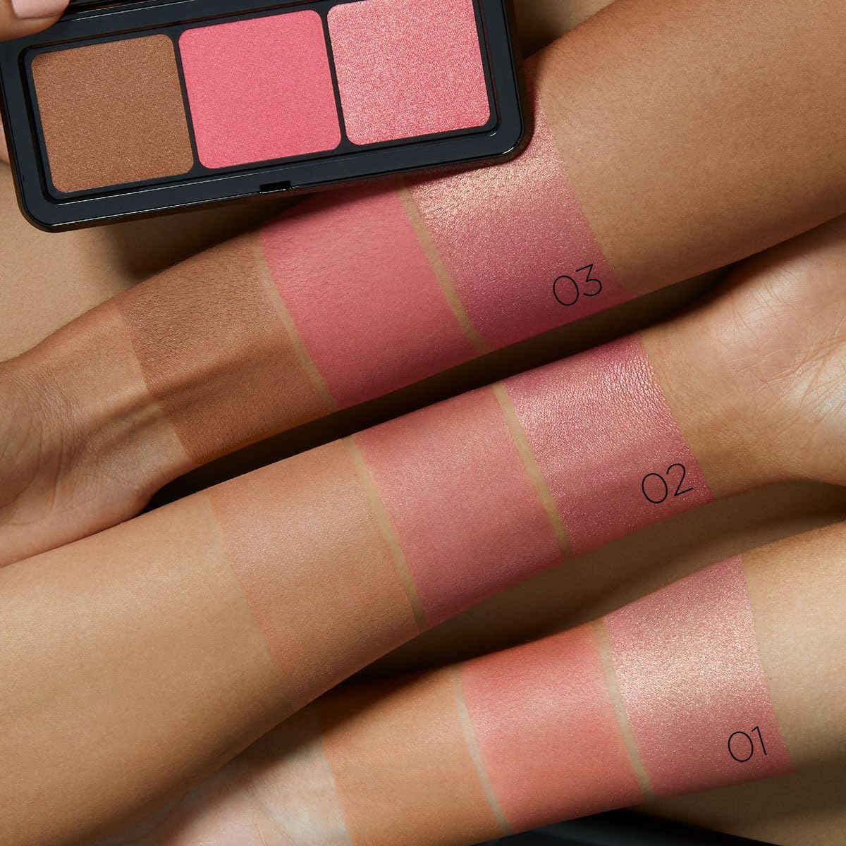 1760949095_71eU7eDVfLL._AC_SL1200_.jpg Kiko Milano Multi Finish Trio Blush, 03 Pink - الصورة 5
