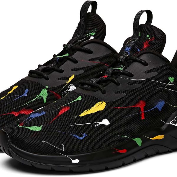 Kids Tennis Shoes Lightweight Breathable Boys Athletic Running Shoes Fashion Gym Workout Walking Sneakers for Girls