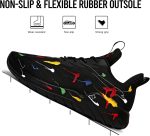 ⁦Kids Tennis Shoes Lightweight Breathable Boys Athletic Running Shoes Fashion Gym Workout Walking Sneakers for Girls⁩ - الصورة ⁦4⁩