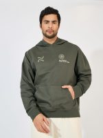 ⁦هودي كبير الحجم مطبوع عليه رسومات امامية وخلفية للرجال من ستايلي⁩ - الصورة ⁦3⁩