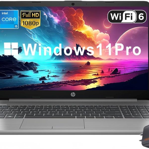 HP لابتوب اعمال 15.6 انش، انتل كور i5-1235U، ذاكرة رام 16 جيجا، هارد SSD 1 تيرابايت، ويندوز 11 برو، مع شاحن جان اضافي