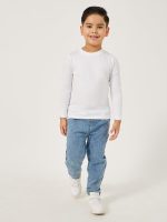 ⁦Styli Boys Solid Round Neck T-Shirt⁩ - الصورة ⁦3⁩