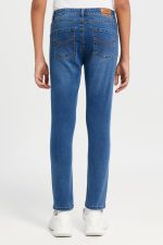 ⁦REDTAG Boys Senior Solid Slim Fit Jeans⁩ - الصورة ⁦3⁩