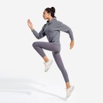 ⁦Women Sweatshirts Fall Winter Women's New Sports Long-sleeve Warm Loose Running Jacket Outdoor Sports Fitness Leisure Fashion Hoodie (Color : Gray, Size : X-Large)⁩ - الصورة ⁦6⁩