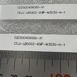 ⁦شرائط اضاءة خلفية LED 9 LED لـ LE50U7970 50PUF6033/T3 50PUF6513 50PUG6513 50PUF6132 50PUF6192 CEJJ-LB500Z-9S1P-M3030-H-1 TPT500B5⁩ - الصورة ⁦4⁩