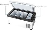 ⁦XXCFVFG Small refrigerator Car Home Dual-use Refrigeration Mini Freezer 12V / 24V, Car Refrigerator Compressor Refrigeration/Freezing⁩ - الصورة ⁦3⁩