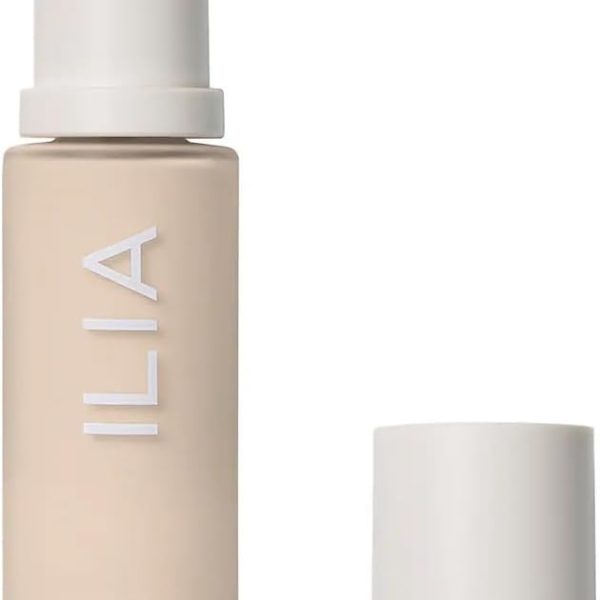 ILIA - True Skin Serum Foundation | Non-comedogenic, Cruelty-Free, Vegan, Weightless Feel, Buildable Coverage, Safe For Sensitive Skin (Mindoro SF.25)