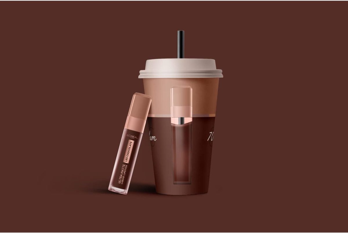⁦L'Oreal Paris Les Chocolats Ultra Matte Liquid Lipstick 856 70% Yum⁩ - الصورة ⁦7⁩