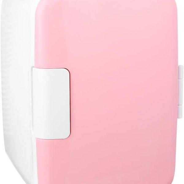 QBNZAXC Mini fridge Cold Car Fridge Cooler Freezer Portable Pink Portable Mini Home Refrigerator