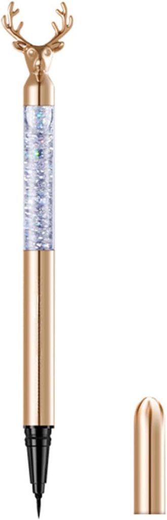 Precision Felt Tip Eyeliner, Waterproof & Smudge-Proof Long-Lasting Liquid Liner, Black, 0.021 fl oz