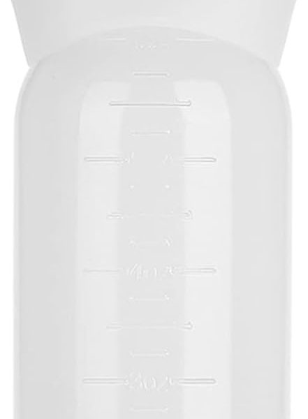 Serlium Root Comb Applicator - 160ml Lightweight Oil Bottle for Scalp Treatment and Hair Coloring with Graduated Scale Bottle Brush (White)