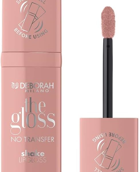 ديبورا ملمع شفاه ذا جلوس نو ترانسفينج رقم 01 نود لوك من ميلانو مع تغطية خفيفة ولمعان عالي، 4 مل