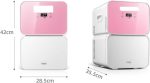 ⁦Avcbno Compact refrigerator Refrigerator Small Mini Refrigerator 22L Household Cosmetics Dual-use Refrigerator Heating And Cooling Refrigerator⁩ - الصورة ⁦4⁩