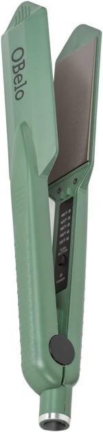 مكواة فرد الشعر التمساح من اوبيلو حتى 480 فهرنهايت، الواح مطلية بالسيراميك