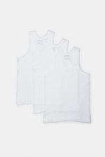 ⁦REDTAG Boys 3 Pack Vest Basic⁩ - الصورة ⁦5⁩