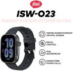 ⁦itel O23 (2.02") LCD Display Smart Watch, Scratch-Resistant Display, 7 Days Battery Life, Heart Rate, AI Voice Assistant & Blood Oxygen Monitoring, 12 months warrant,IP68 Waterproof (Black)⁩ - الصورة ⁦8⁩