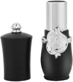 ⁦Azonee Empty Lipstick Tube, 10 Pcs Royal Style DIY Lipstick Empty Container Self-made Lipstick Mold Lip Balm Tubes (Black)⁩ - الصورة ⁦4⁩
