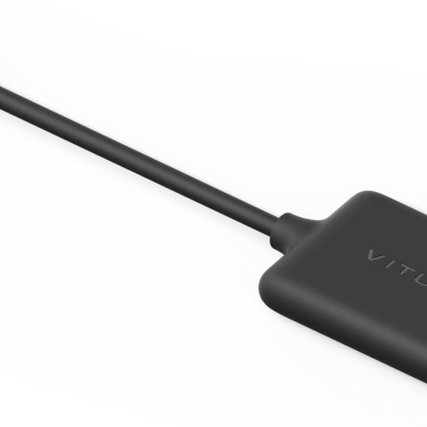 VITURE USB- C XR Charging Adapter for USB-C iPhone, Enabling Multi-Screen, Enhanced 3DoF, Spatial 3D, VR Video Features, Fits iPhone 17/16/15, Charge and Play for Other Devices