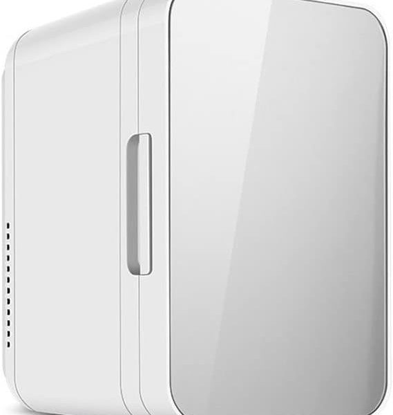 QBNZAXC Mini fridge ثلاجات صغيرة محمولة ثلاجة ثلاجة ثلاجة بارد ثلاجة بارد الثلاجة الثلاجة الثلاجة الثلاجة(Silver)