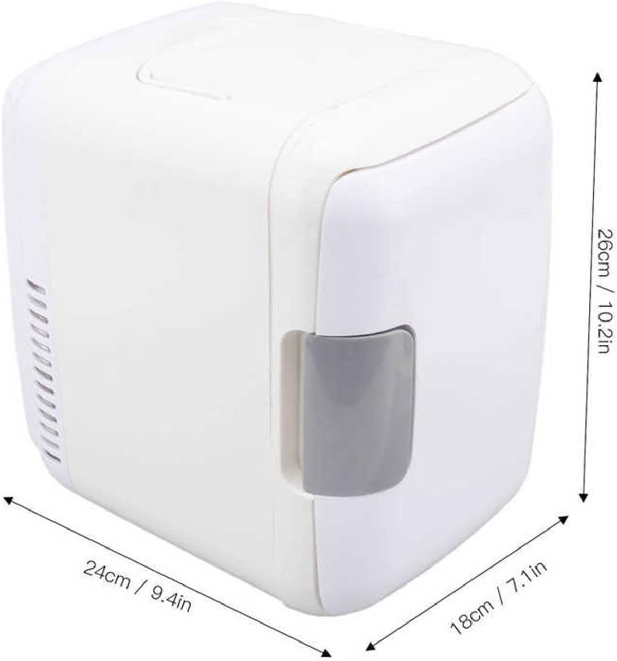 ⁦BBFVJRDD Mini fridge for office Car Refrigerator Large Capacity Small Size Cooler Warmer Mini Fridge For Dormitory Office Home⁩ - الصورة ⁦3⁩