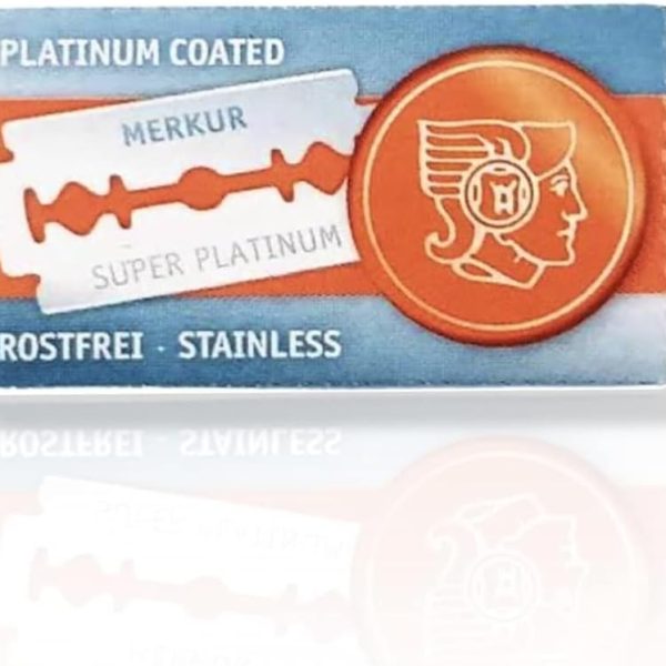 ميركر شفرات حلاقة مزدوجة الحواف من ريزور، MK-911، 10 قطع (عبوة من قطعة واحدة)