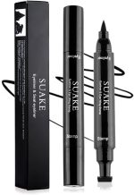 L&Wen Liquid Eyeliner Stamp Pencil, Quick Drying Long Lasting Waterproof Liquid Eyeliner Pencil, Easy to Use Eye Makeup Wear, Newbie Friendly