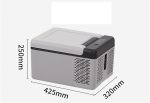 ⁦BBFVJRDD Mini fridge for office Household Mini Refrigerator Compressor Refrigeration Freezer⁩ - الصورة ⁦2⁩