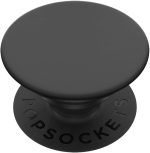 Popsockets: Popgrip With Swappable Top For Phones & Tablets - Black