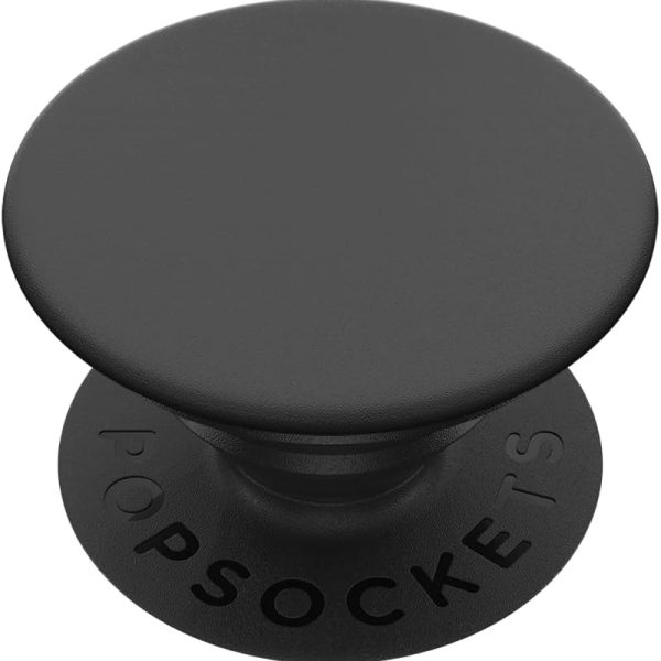 Popsockets: Popgrip With Swappable Top For Phones & Tablets - Black