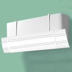 عاكس هواء لمكيف الهواء من لوسيفا، ابيض، بلاستيك، غير مقاوم للماء، مثالي لمكيفات سبليت (60-125 سم، 20 سم)، تدفق قابل للتعديل، سهل التركيب، راحة موسمية، سهل الصيانة