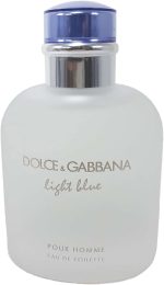⁦Dolce & Gabbana And Light Blue Eau de Toilette Spray for Men 4.2 Fl Oz⁩ - الصورة ⁦4⁩