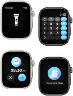 ⁦itel O23 (2.02") LCD Display Smart Watch, Scratch-Resistant Display, 7 Days Battery Life, Heart Rate, AI Voice Assistant & Blood Oxygen Monitoring, 12 months warrant,IP68 Waterproof (Black)⁩ - الصورة ⁦5⁩