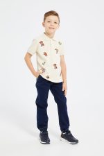⁦REDTAG Boys Elasticated Waist Jeans⁩ - الصورة ⁦2⁩