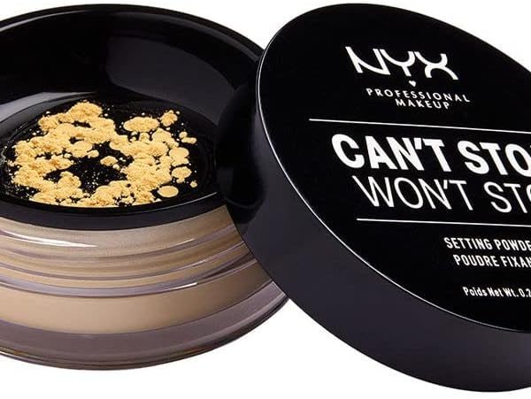 Nyx Professional Makeup, Can'T Stop Won'T Stop Setting Powder - Banana 06