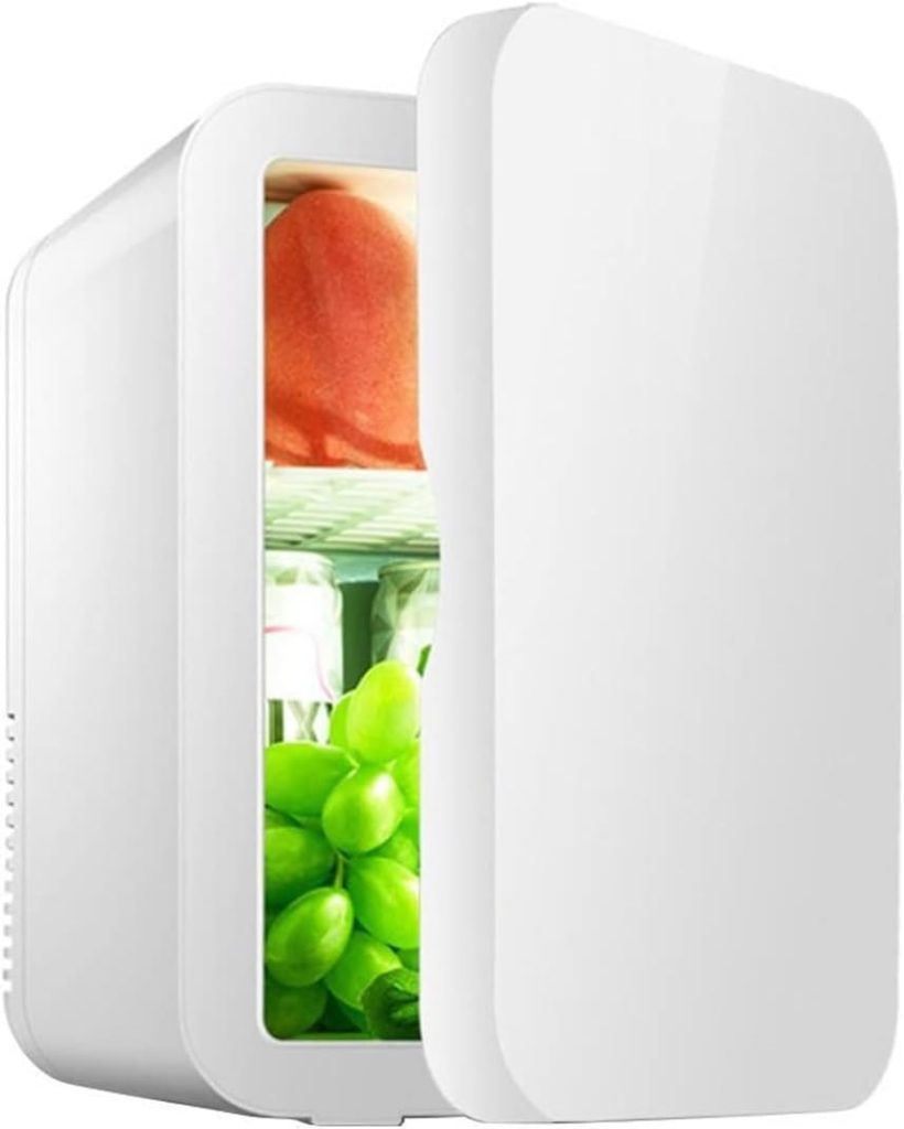 QBNZAXC Mini fridge Mini Fridge Warmer Portable Compact Fridge Super Quiet In-Vehicle Freezer for Cars, Homes, Offices, Dorms(B)