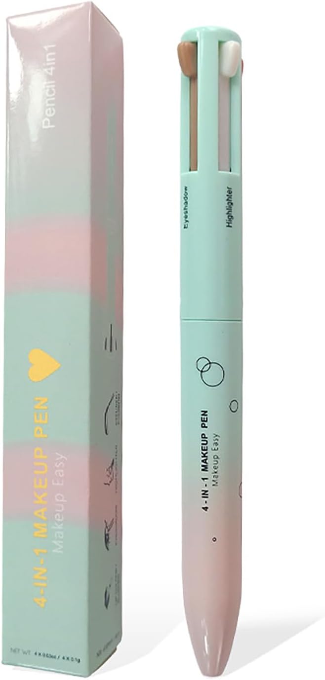 515VM4DMVcL._AC_SL1500_.jpg 4 in 1 Makeup Pen, Eyebrow/Eyeliner, Eyeshadow, Highlighter, Lip Liner - Waterproof, 4 Color Portable Beauty Pen for Daily & Travel Makeup, Easy-To-Apply, 1 Count - الصورة 9