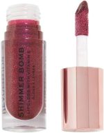 ⁦Makeup Revolution Shimmer Bomb Lip Gloss 4.6 ml, Gleam⁩ - الصورة ⁦6⁩