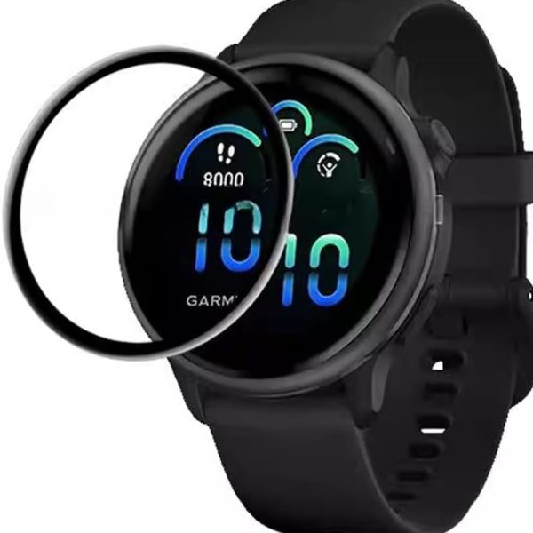 Kepuch Screen Protector Compatible for Garmin Vivoactive 6 - Flexible Soft Laminated Protective Film 2 Pack