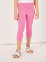 ⁦Styli Girls Elastic Waistband Basic Capri Length Leggings⁩ - الصورة ⁦2⁩