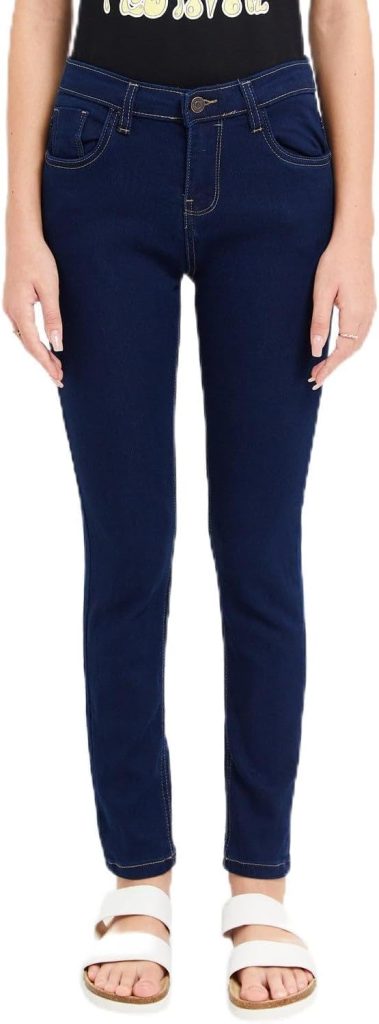 REDTAG Girls Senior Basic Jeans